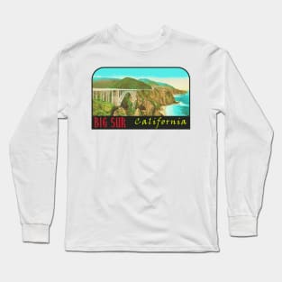 Big Sur California Vintage Long Sleeve T-Shirt